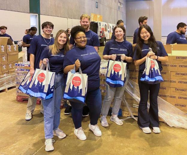 Stifel interns volunteering